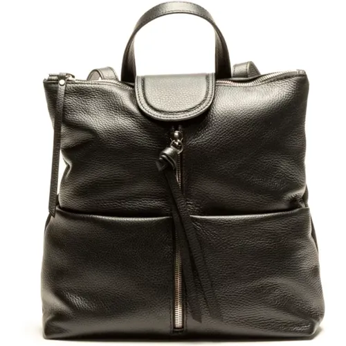 Leather Backpack Bag , female, Sizes: ONE SIZE - Gianni Chiarini - Modalova