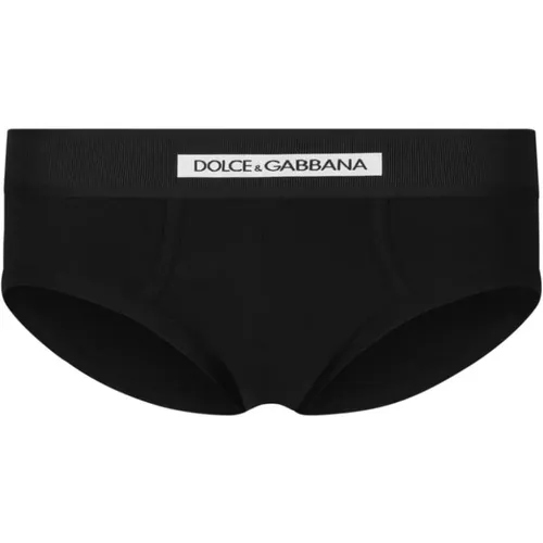 Underwear Slip Medio , male, Sizes: M - Dolce & Gabbana - Modalova