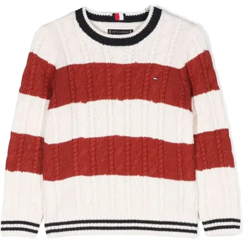 Gestreifter Strickpullover - Tommy Hilfiger - Modalova