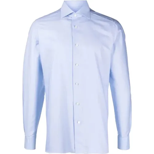 Cotton dress shirt , male, Sizes: 4XL, 5XL, 3XL - Ermenegildo Zegna - Modalova