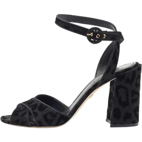 Pre-owned Fabric sandals , female, Sizes: 6 1/2 UK - Dolce & Gabbana Pre-owned - Modalova