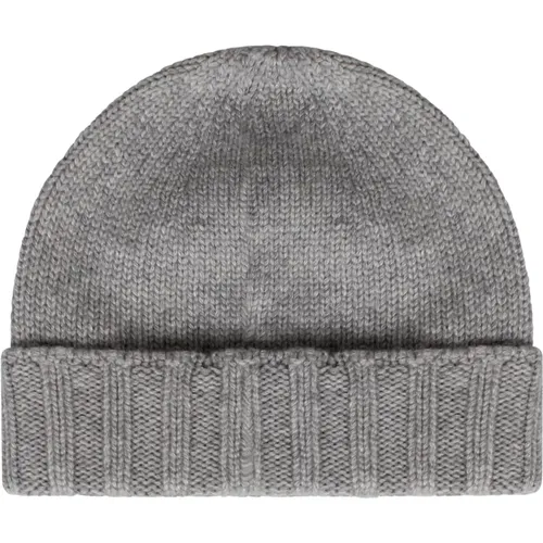 Ribbed Cashmere Hat , male, Sizes: ONE SIZE - Drumohr - Modalova