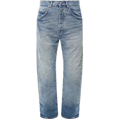 Baggy Fit Wide Leg Jeans , male, Sizes: W33, W32, W34, W31, W36 - Purple Brand - Modalova