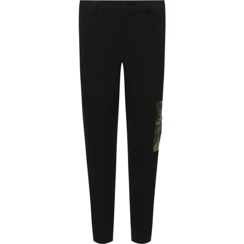 Cotton Trousers with Pockets , male, Sizes: L, M, S - Dolce & Gabbana - Modalova