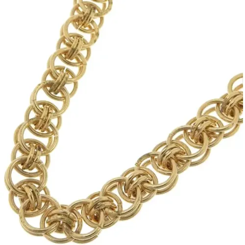 Pre-owned Metal necklaces , female, Sizes: ONE SIZE - Chanel Vintage - Modalova