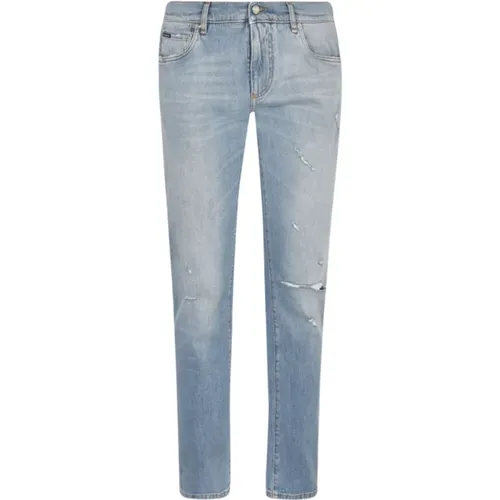 Matched Variant Skinny Jeans , male, Sizes: 3XL, 2XL, XL - Dolce & Gabbana - Modalova