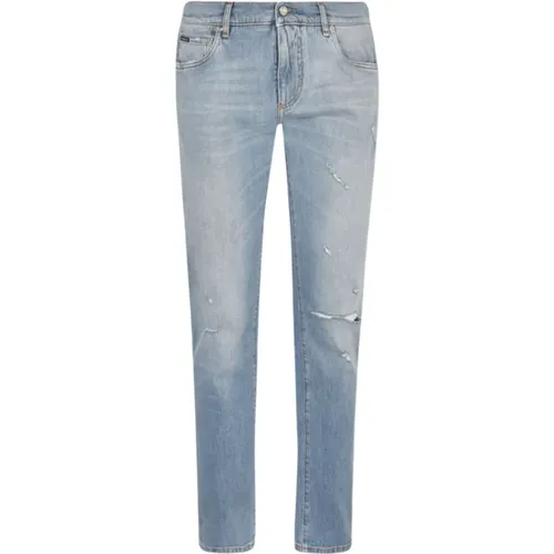 Matched Variant Skinny Jeans , male, Sizes: 3XL, L, 2XL, XL - Dolce & Gabbana - Modalova