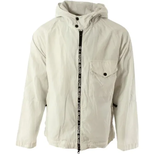 Leichte Herren Sommerjacke , Herren, Größe: L - Stone Island - Modalova