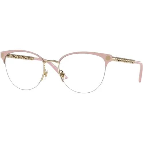 Rosa Gestell Brille Versace - Versace - Modalova