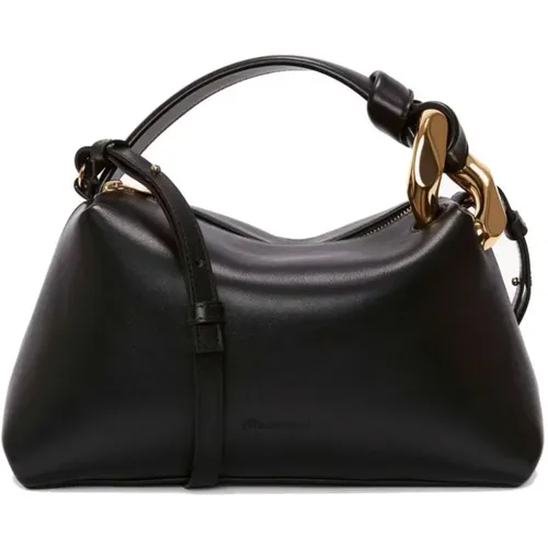 Leather Corner Bag , female, Sizes: ONE SIZE - JW Anderson - Modalova