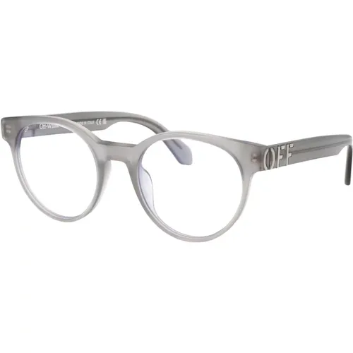 Stylish Optical Style 68 Glasses , unisex, Sizes: 50 MM - Off White - Modalova