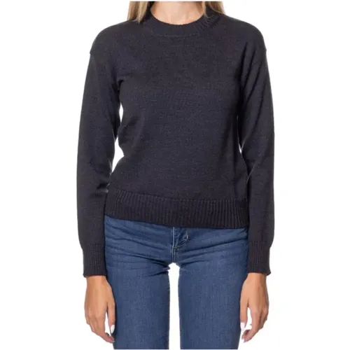 Graue Sweaters - Fedra Kollektion , Damen, Größe: L - Max Mara - Modalova