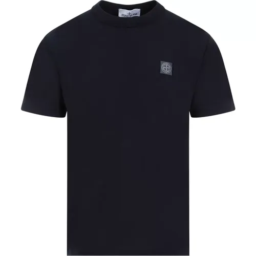 Navy T-Shirt A0020 , Herren, Größe: S - Stone Island - Modalova