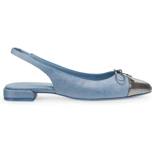 Schleife Slingback Flach , Damen, Größe: 37 1/2 EU - Stuart Weitzman - Modalova