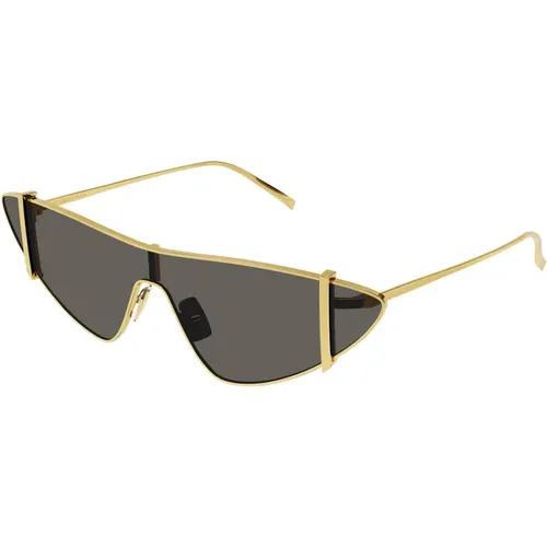 Gold/Grey Sunglasses SL 542 - Saint Laurent - Modalova