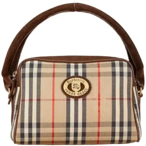 Pre-owned Canvas handbags , female, Sizes: ONE SIZE - Burberry Vintage - Modalova