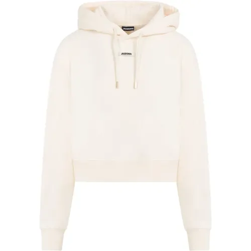 Cotton Hoodie Ss24 , female, Sizes: M, L, XS, S - Jacquemus - Modalova