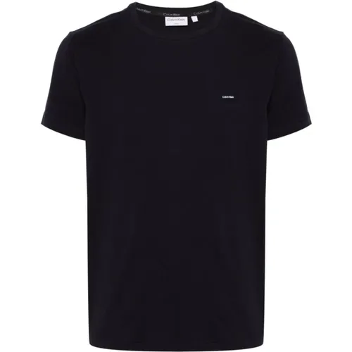 Blaue T-Shirts und Polos , Herren, Größe: M - Calvin Klein - Modalova