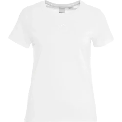 Logo Short Sleeve T-Shirt , female, Sizes: XS, XL, L, M - pinko - Modalova