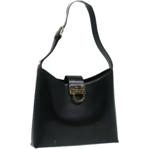 Pre-owned Leather shoulder-bags , female, Sizes: ONE SIZE - Salvatore Ferragamo Pre-owned - Modalova