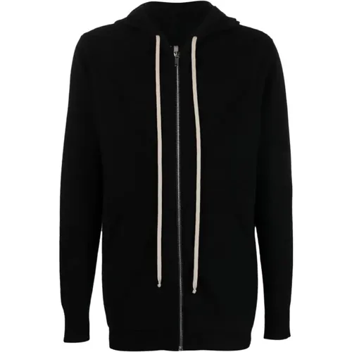 Sleek Zip-through Sweatshirt , male, Sizes: M - Rick Owens - Modalova