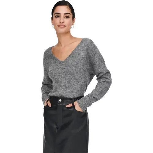 Langarm V-Ausschnitt Pullover Damen - JACQUELINE de YONG - Modalova