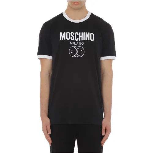 T-shirts and Polos , male, Sizes: M, S, L - Moschino - Modalova