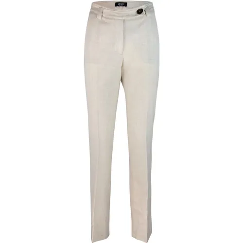 Tailored Trousers Melange Design , female, Sizes: M, XS, S - Liu Jo - Modalova