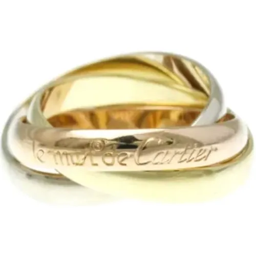 Pre-owned Gold rings , unisex, Sizes: ONE SIZE - Cartier Vintage - Modalova