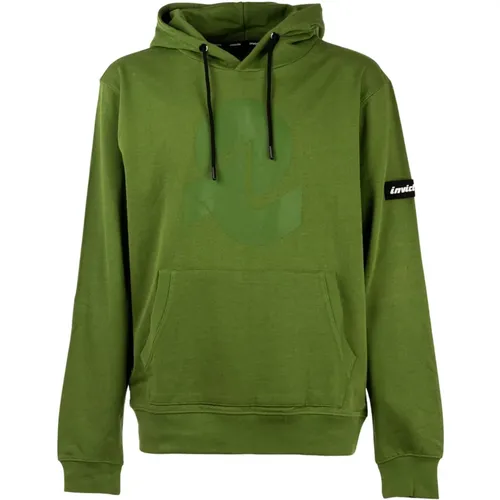 Hooded Sweatshirt Summer Military , male, Sizes: S - Invicta - Modalova