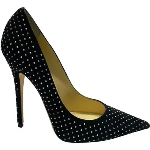 Pre-owned Suede heels , female, Sizes: 7 UK - Jimmy Choo Pre-owned - Modalova