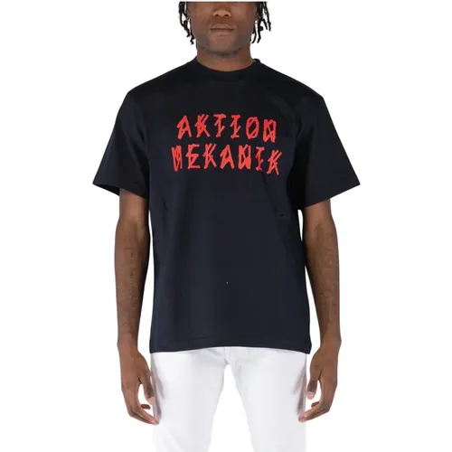 Stylisches T-Shirt für Männer , Herren, Größe: XL - 44 Label Group - Modalova