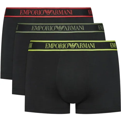 Er-Pack Baumwoll-Stretch-Boxershorts , Herren, Größe: L - Emporio Armani - Modalova