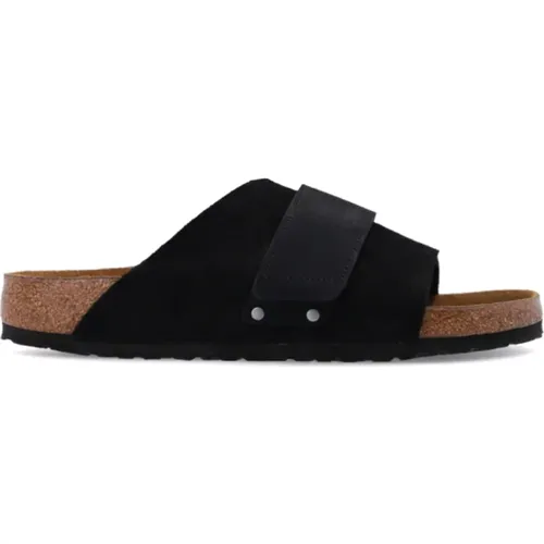 Kyoto slides , male, Sizes: 4 UK, 11 UK, 5 UK, 7 UK, 3 UK, 8 UK, 10 UK, 6 UK - Birkenstock - Modalova