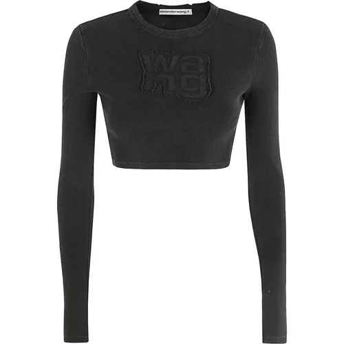 Stilvolles Distressed Langarmshirt - T by Alexander Wang - Modalova