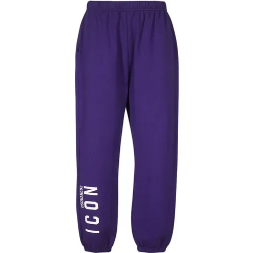 Sweatpants mit bedrucktem Logo , Damen, Größe: M - Dsquared2 - Modalova