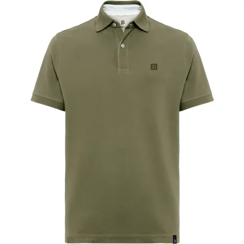 Baumwoll-Piqué-Poloshirt , Herren, Größe: XL - Boggi Milano - Modalova