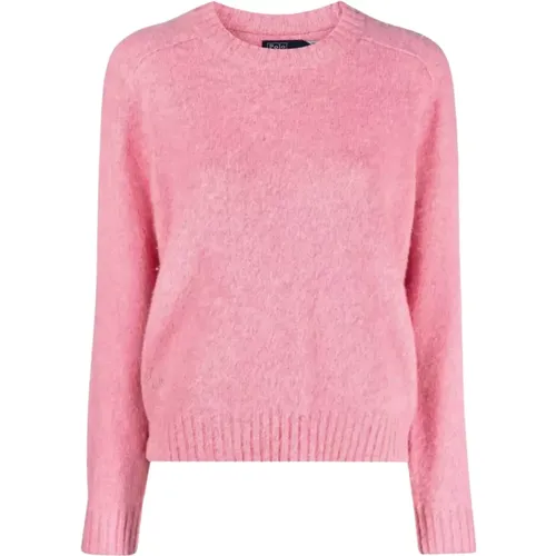 Baumwoll Slim Fit Pullover , Damen, Größe: S - Ralph Lauren - Modalova