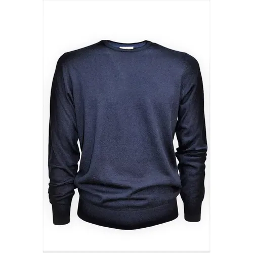 M Creweck Sweater , male, Sizes: 3XL, S, L, 5XL, 4XL, XL - Cashmere Company - Modalova