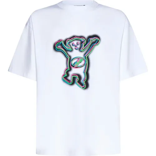 Teddy Print T-shirt , male, Sizes: L, M, S - We11Done - Modalova