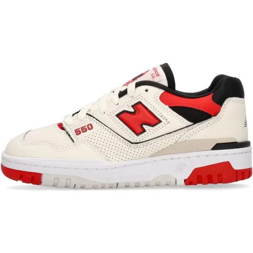 Sea Salt/True Red Sneaker , Herren, Größe: 36 EU - New Balance - Modalova