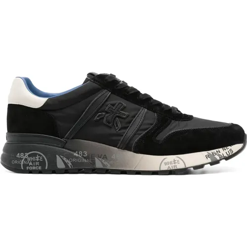 Suede sneakers with leather lining , male, Sizes: 7 UK, 9 UK, 8 UK - Premiata - Modalova