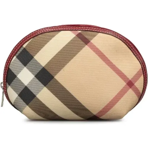 Pre-owned Canvas pouches , female, Sizes: ONE SIZE - Burberry Vintage - Modalova