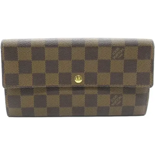 Pre-owned Coated canvas wallets , female, Sizes: ONE SIZE - Louis Vuitton Vintage - Modalova