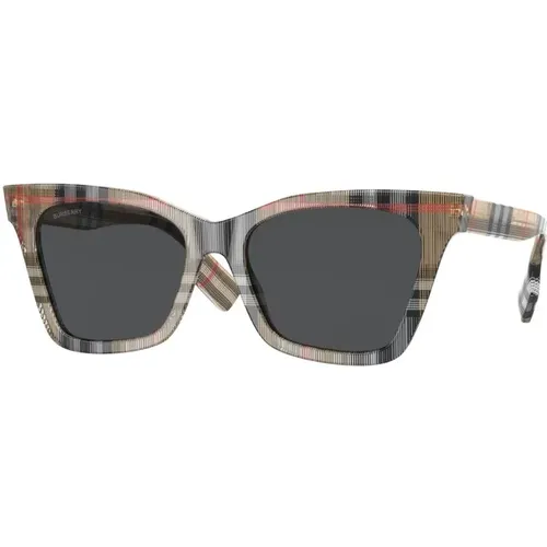 Vintage Check/Grey Sunglasses,ELSABE 4346 Sunglasses - Burberry - Modalova