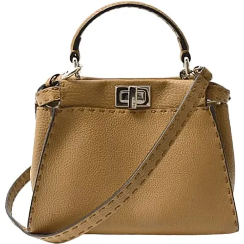 Pre-owned Leather handbags , female, Sizes: ONE SIZE - Fendi Vintage - Modalova