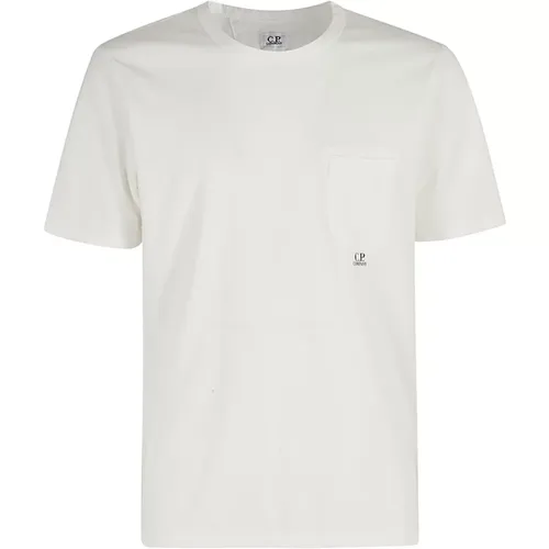 Taschen-T-Shirt im Garment-Dyed-Stil - C.P. Company - Modalova