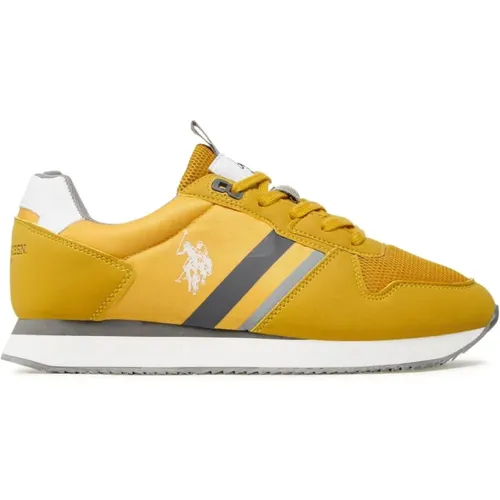 Gelbe Sneakers - Textil Wildleder PU - U.s. Polo Assn. - Modalova