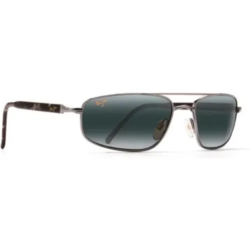 Stilvolle Graue Sonnenbrille , unisex, Größe: 59 MM - Maui Jim - Modalova