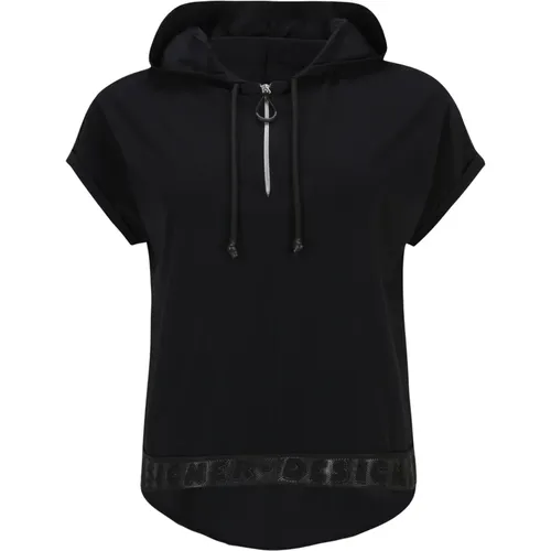 Lässige Hoodie mit 3D-Bund , Damen, Größe: XL - Doris Streich - Modalova